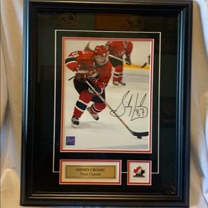 Sidney Crosby Team Canada autograph Picture